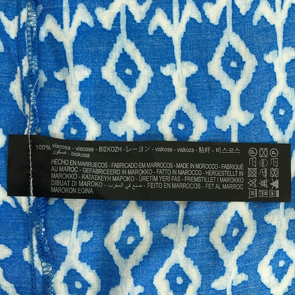 NWT Zara printed pareo long Clara skirt size Large (US) - Picture 9 of 13